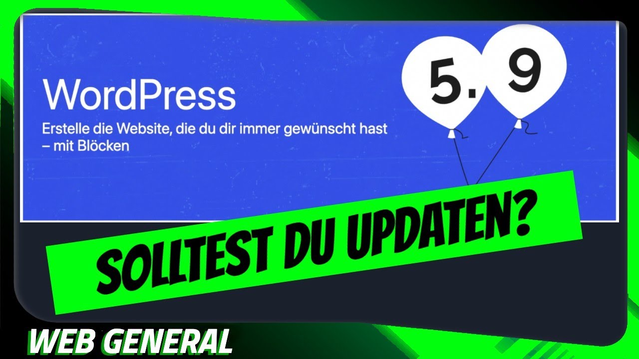 WordPress 5.9 großes Update | Das wird sich ändern! FSE…