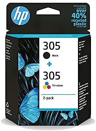 HP 305 2-pack Black/Tri-colour Original Ink Cartridges (6ZD17AE)