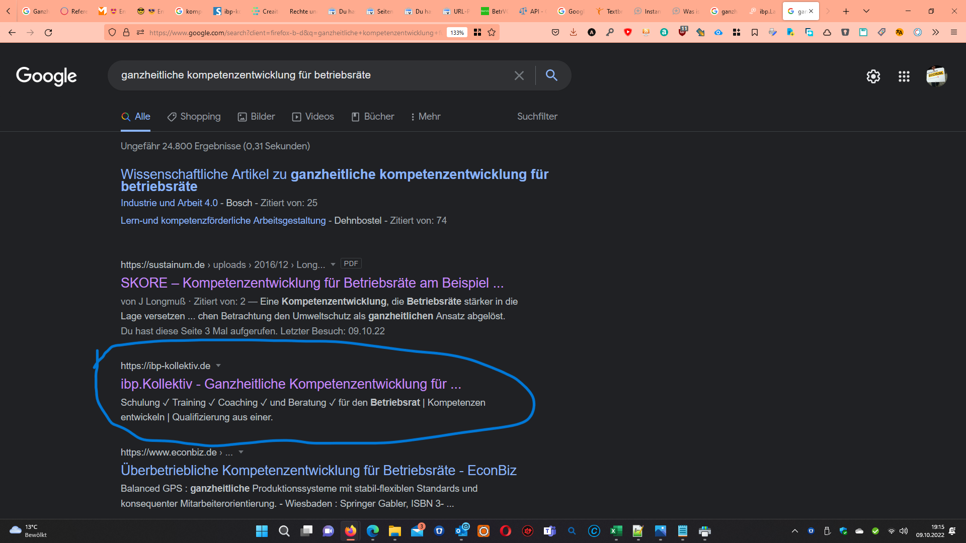Mit ibp-kollektiv.de auf Platz 2 bei ‚ganzheitliche kompetenzentwicklung für betriebsräte‘